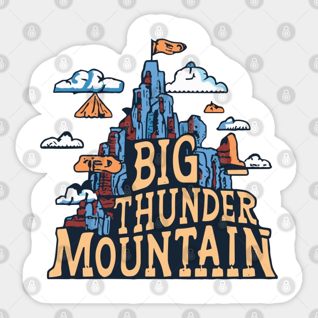 Big Thunder Sticker by InspiredByTheMagic